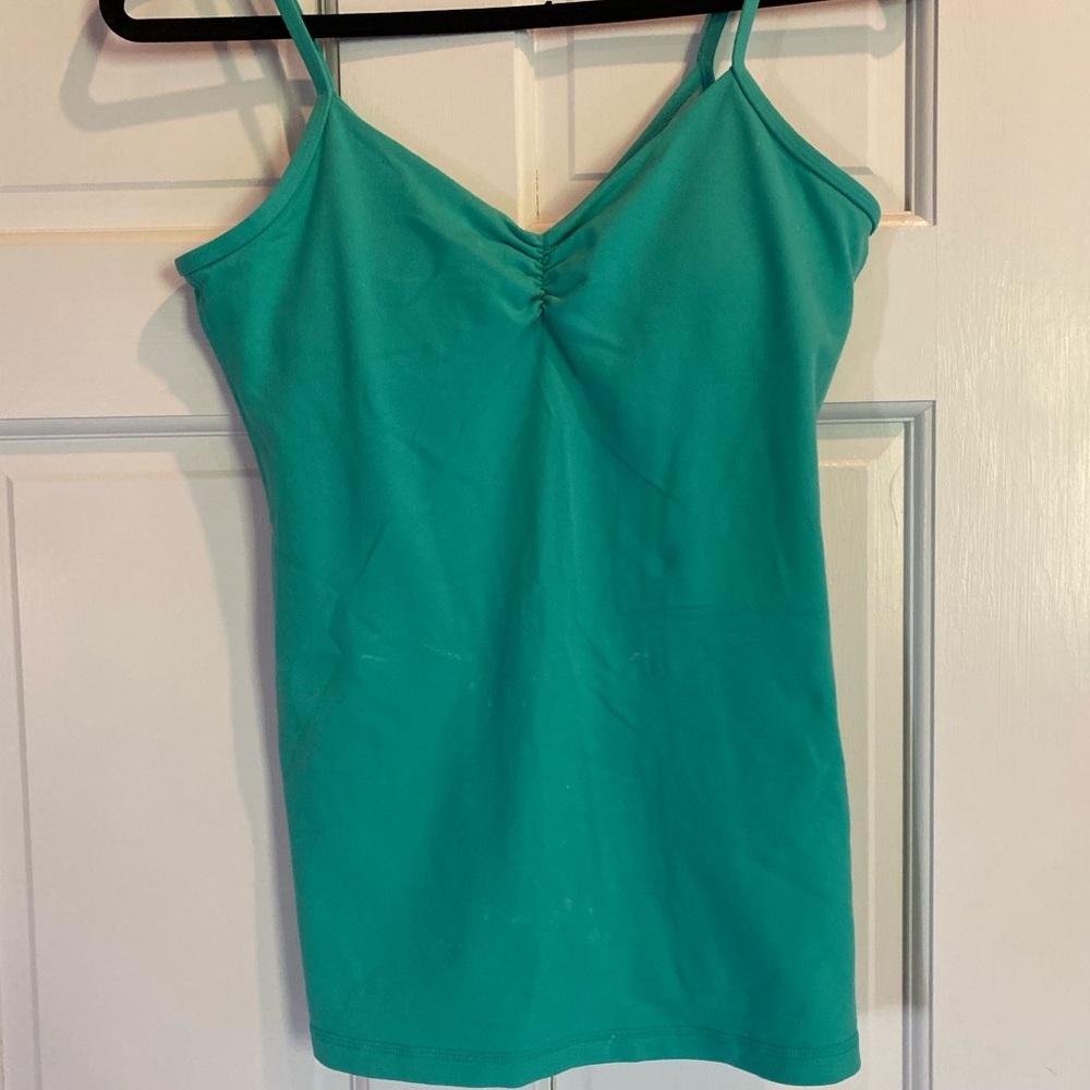 Turquoise Lululemon pinched Tanktop